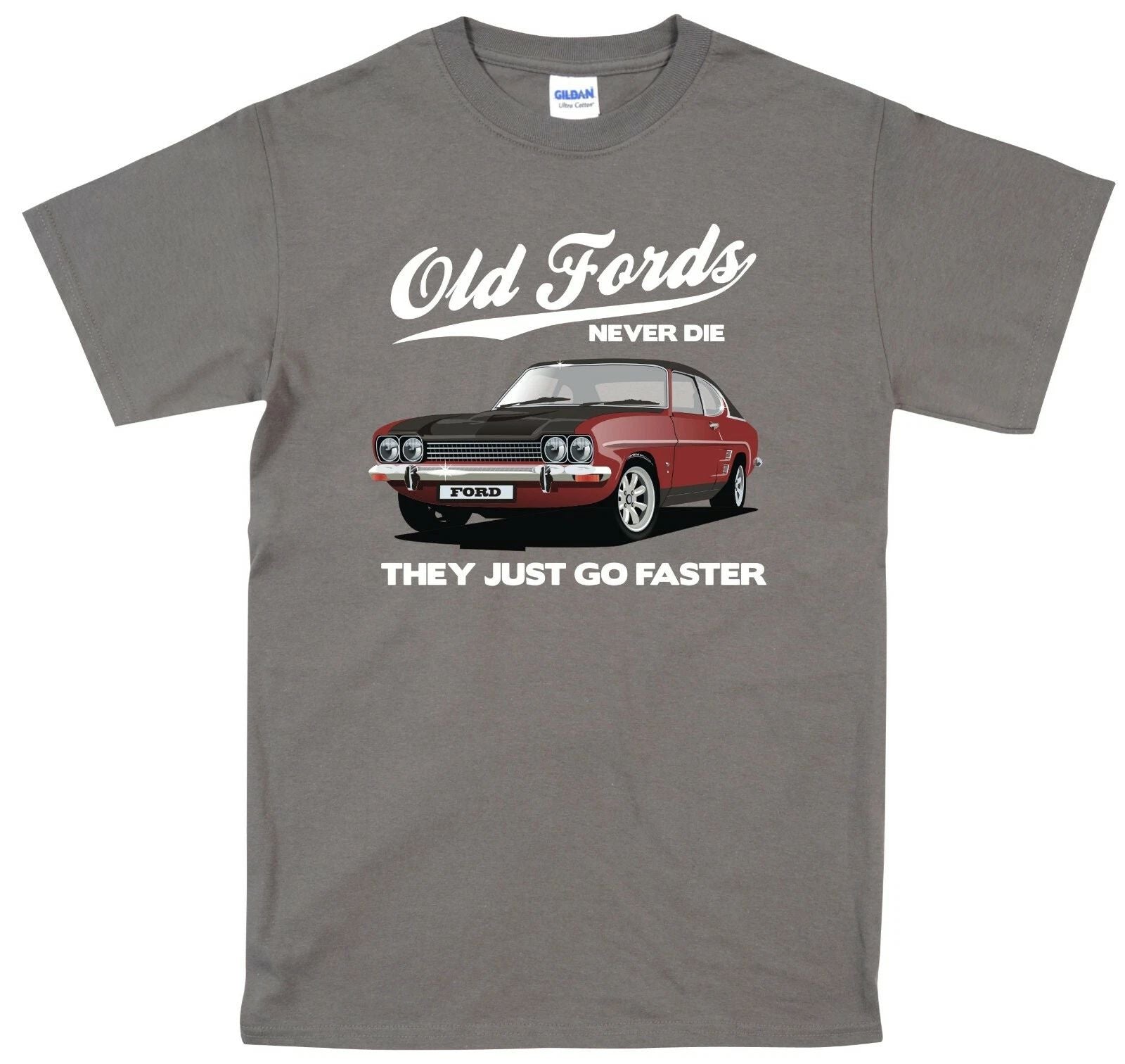 Ford Capri T Shirt Classic Car MK1 Vintage Original Design various colours