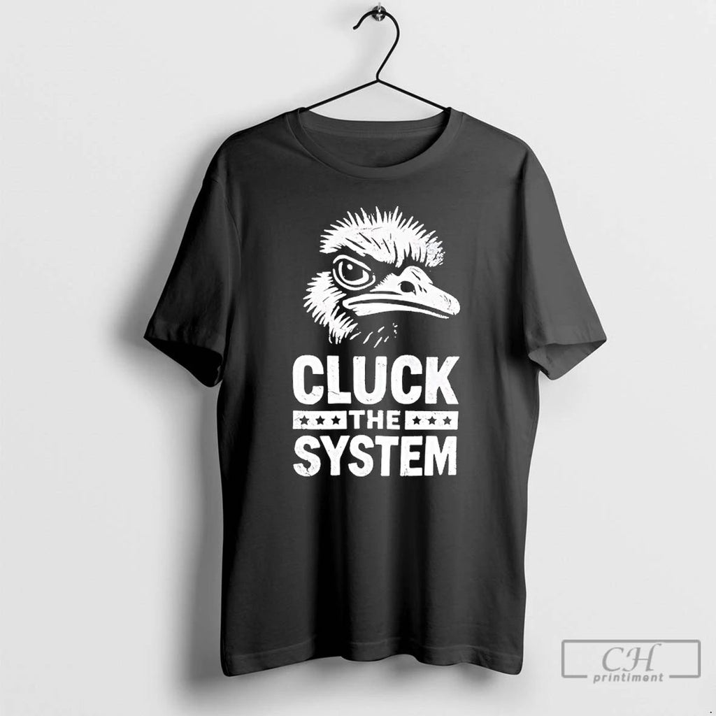 Classic The Ostrich Cluck The System Retro T Shirts