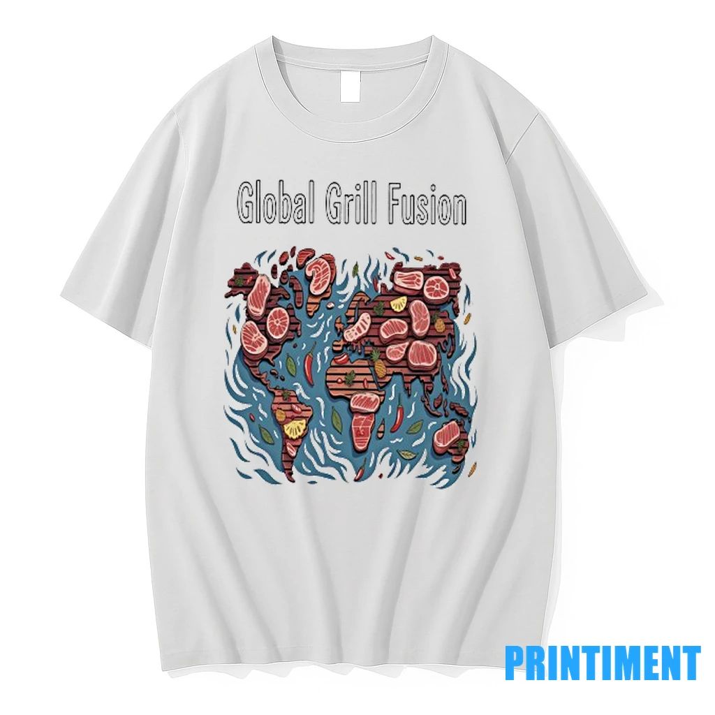 Global Grill Fusion Meat Map Tshirts Sweater