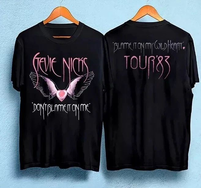 Vintage 1983 Stevie Nicks Blame It On My Wild Heart Tour Shirt