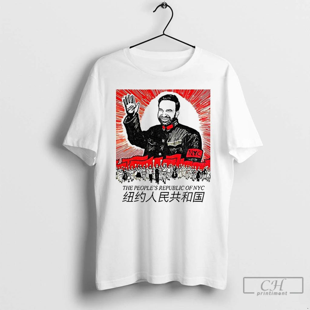 Premium Zohran Mamdani The Peoples Republic Of Nyc Political T Shirts