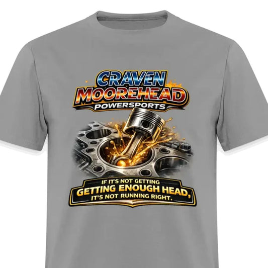 Craven Moorehead PowerSports Funny Adult Humor T-Shirt
