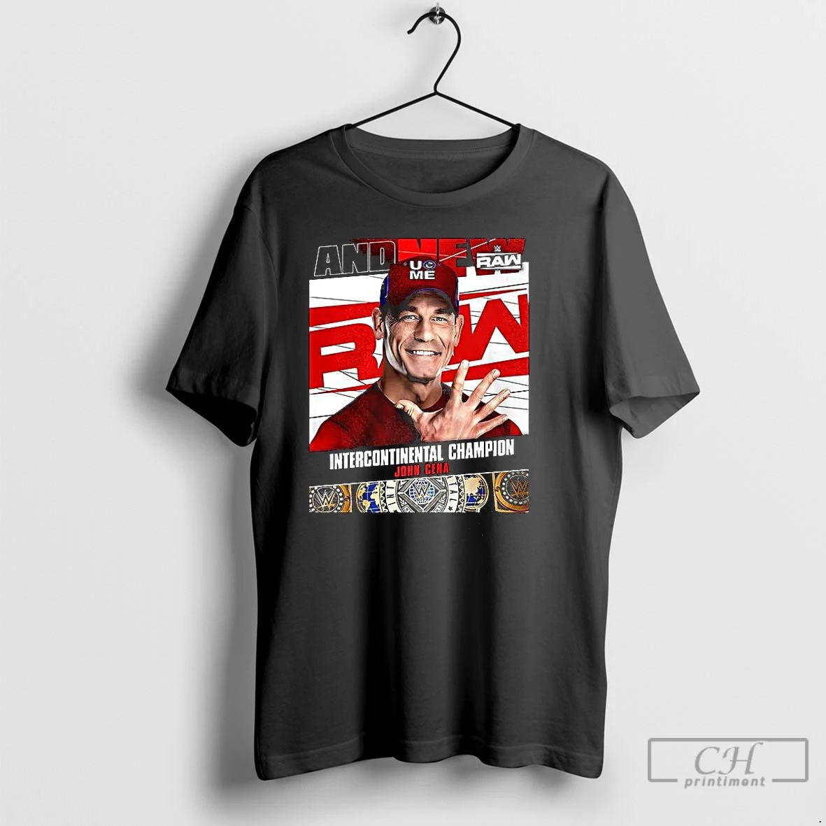 Premium John Cena Intercontinental Championship 2025 T Shirts