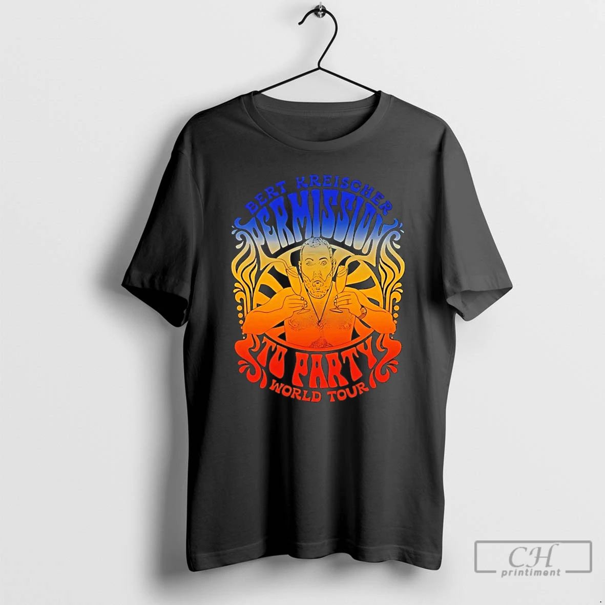 Classic Bert Kreischer Permission To Party World Tour T Shirts