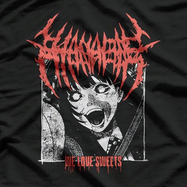 Rare! Hanabie Band Metalcore Cute Heavy Music Black S to 5XL Shirt CL950