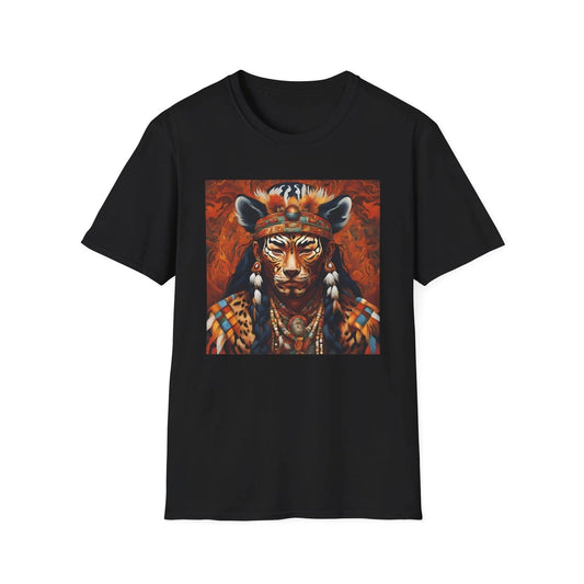 Jaguar Shaman Spirit T-Shirt, Unisex Tee, Boho Style, Amazon, Eco-Friendly