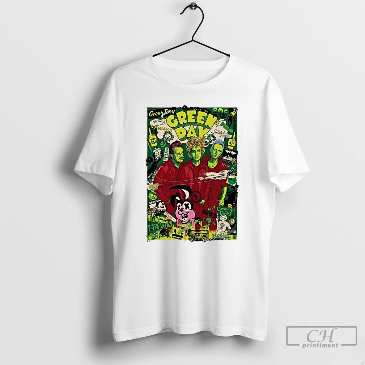 Premium Green Day Album American Idiot By Laura And James T Shirts