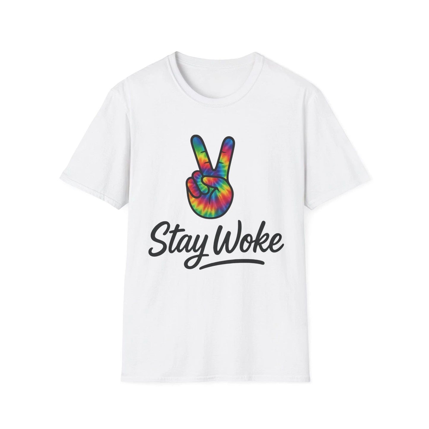 Stay Woke Tie-Dye T-Shirt, Unisex Trendy Tee, Positive Vibes Shirt, Gift [...]