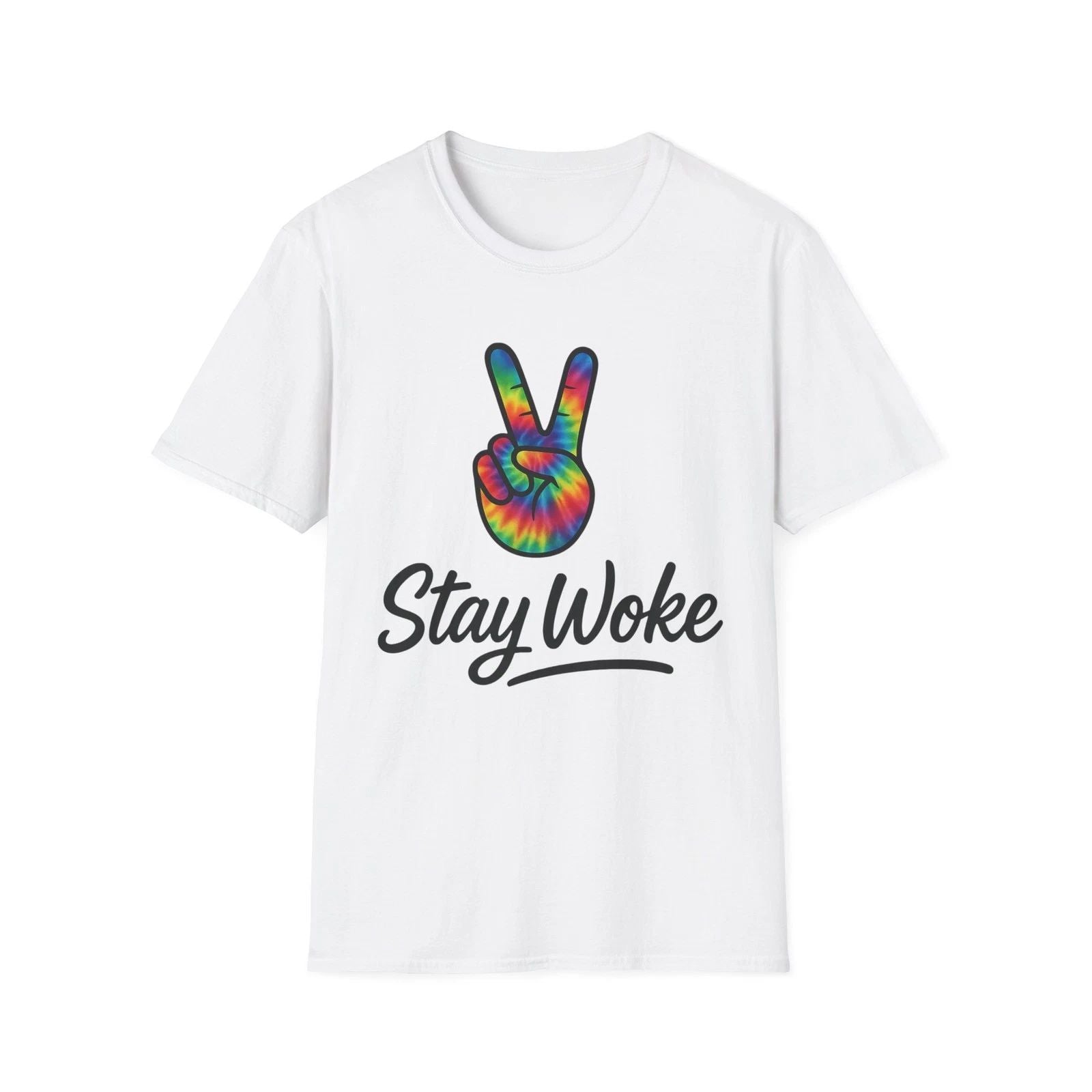 Stay Woke Tie-Dye T-Shirt, Unisex Trendy Tee, Positive Vibes Shirt, Gift [...]