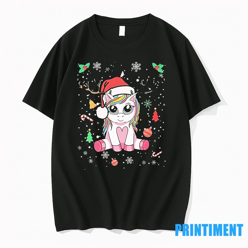 Reindeer Horn Unicorn Santa Hat Christmas Tshirts Sweater