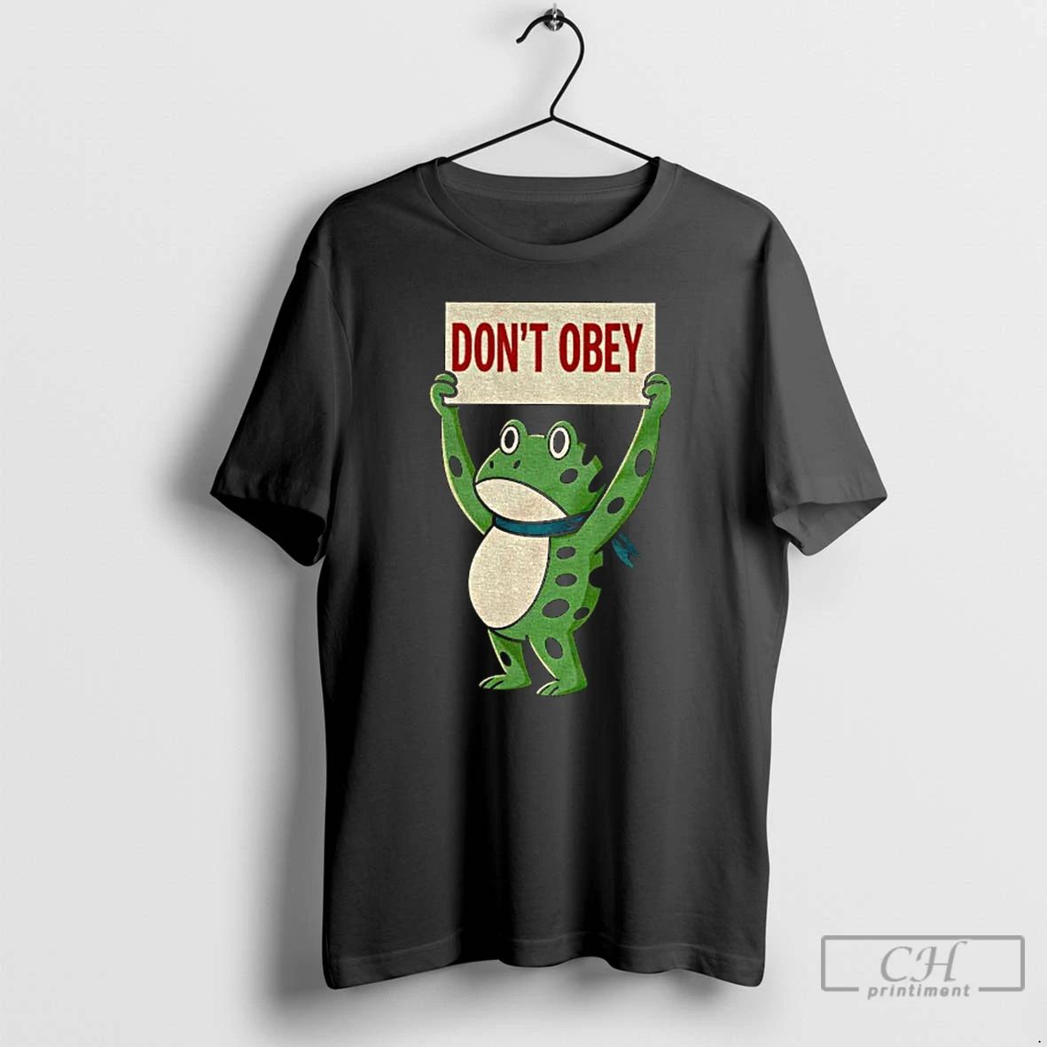 Classic Portland Frog Dont Obey Resist T Shirts