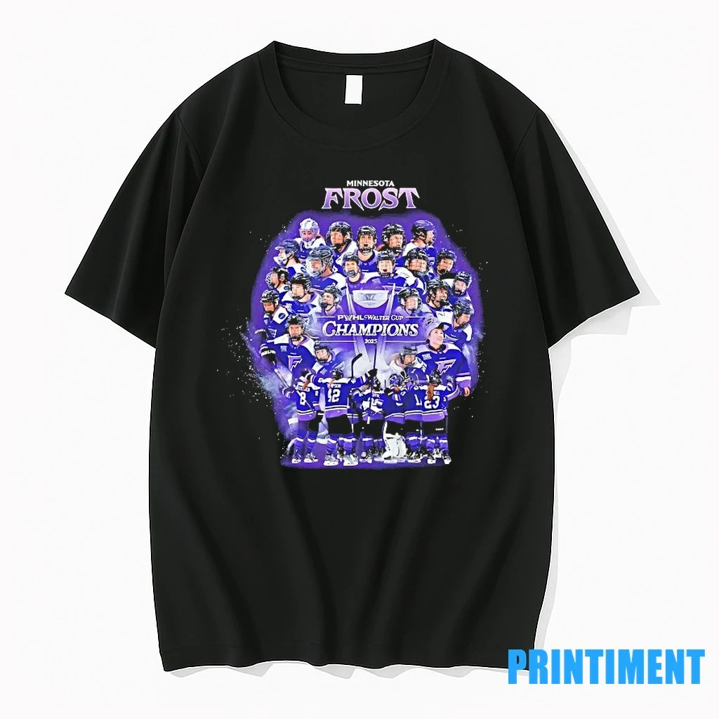 Minnesota Frost Pwhl Walter Cup Champions 2025 Tshirts Sweater