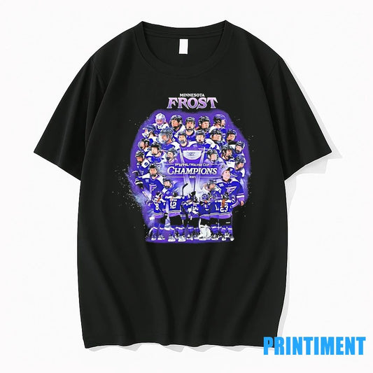 Minnesota Frost Pwhl Walter Cup Champions 2025 Tshirts Sweater