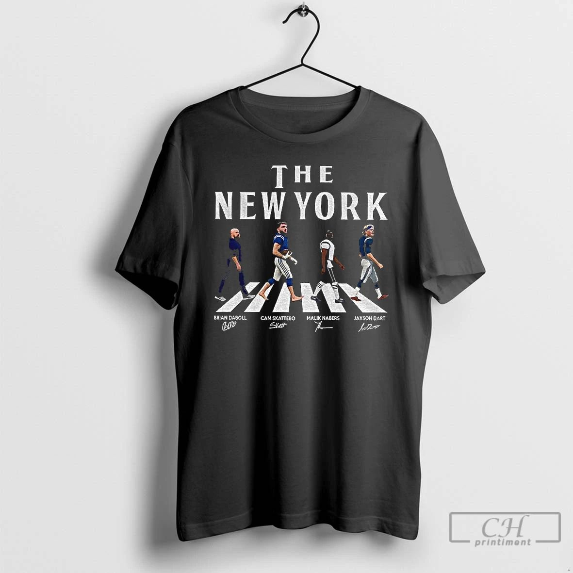 Classic Jaxson Dart Malik Nabers Cam Skattebo Brian Daboll The New York Giants Abbey Road