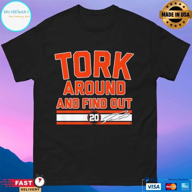 Detroit Tigers Spencer Torkelson Tork Around And Find Out T-shirt