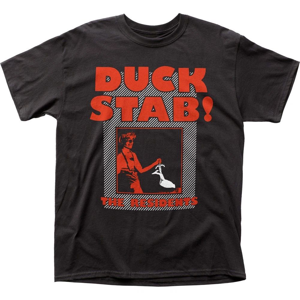 The Residents Duck Stab! Mens T Shirt Music Classic Concert Rock Band Tee Black