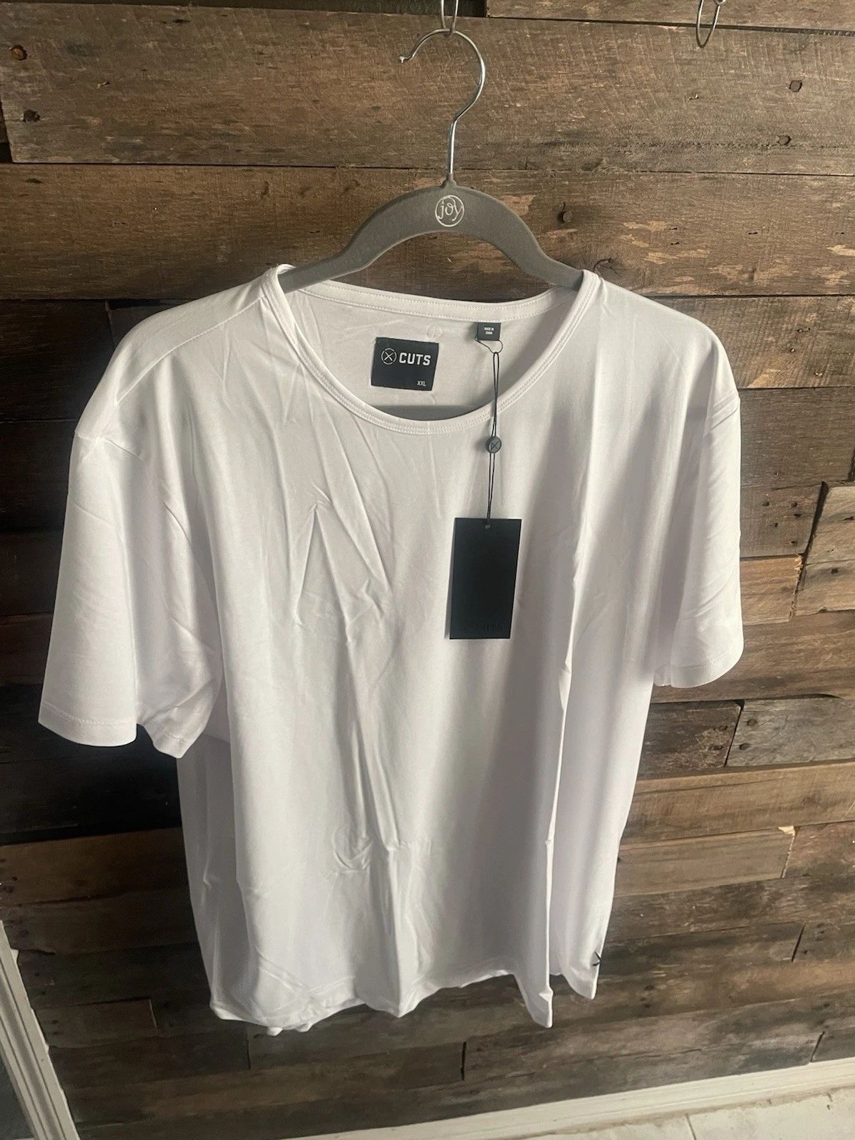 Cuts Clothing AO Curve-Hem Tee White Size XXL