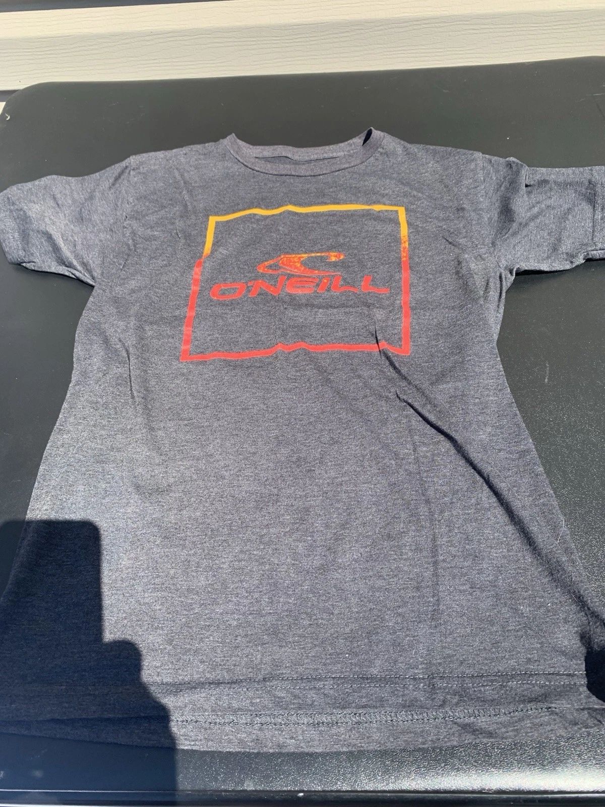 Men’s Small O’Neill Gray Crewneck Short Sleeve Surf Skateboard T Shirt