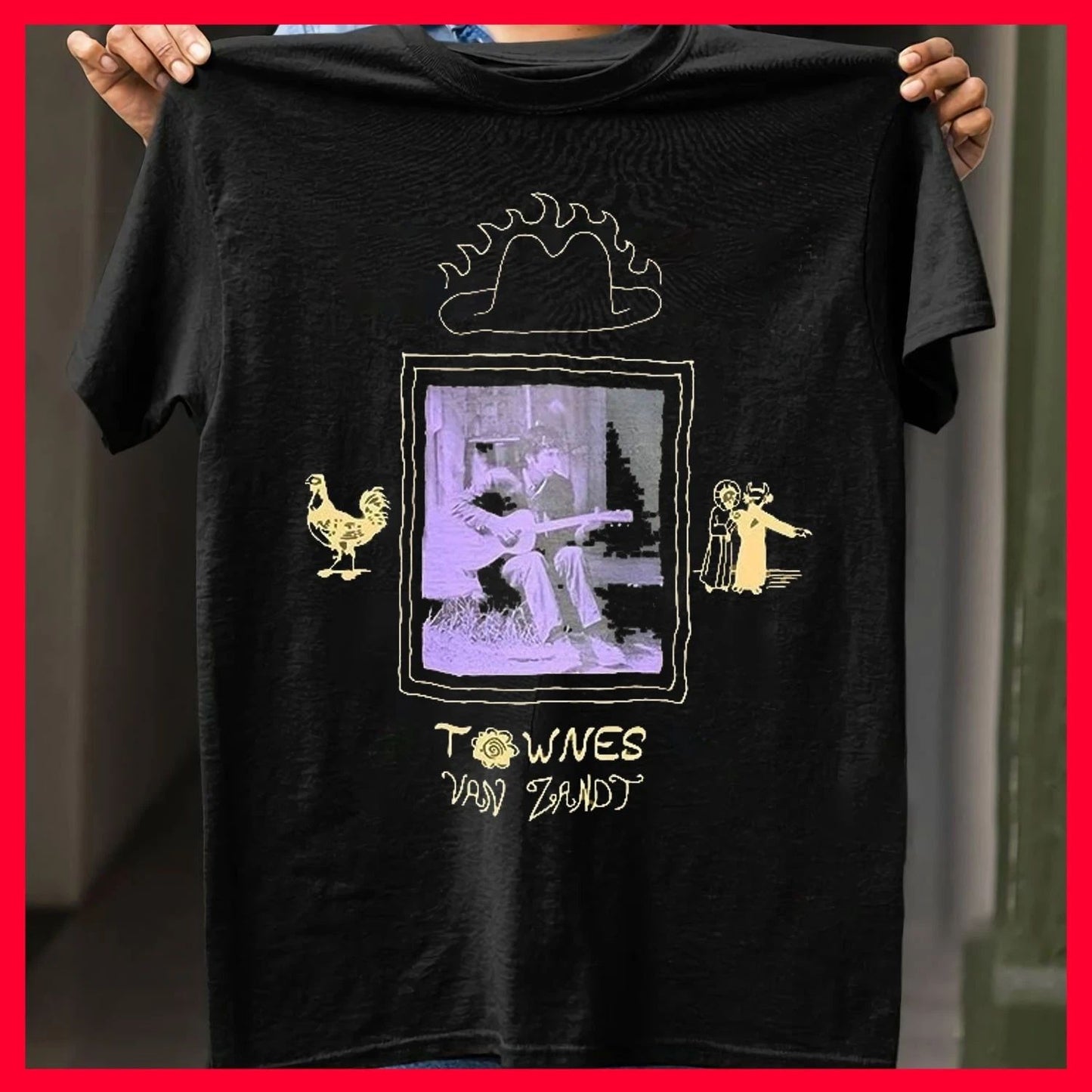 SALE - Townes Van Zandt For the Sake of the Song Shirt S-3XL