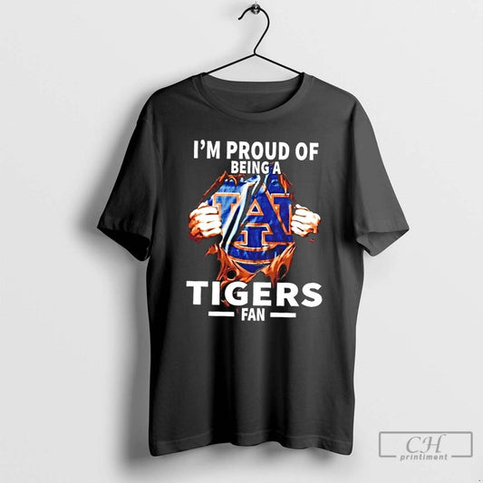 Classic Im Proud Of Being A Auburn Tigers Fan T Shirts