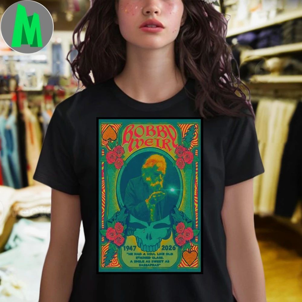 Bobby Weir 1947-2026 Poster Shirt