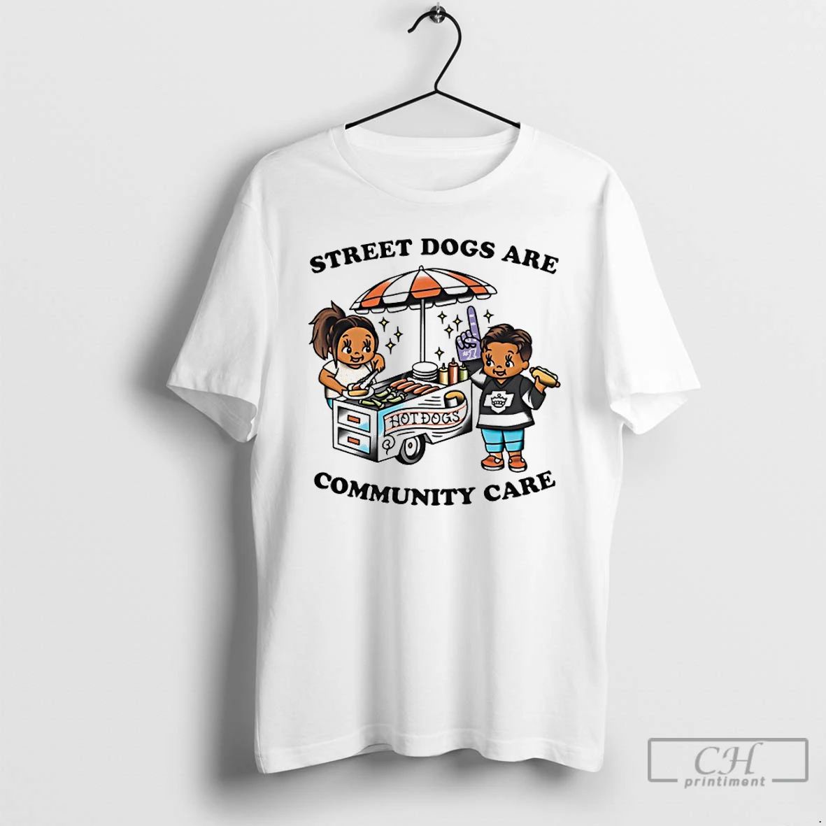 Classic Street Dogs Are Community Care T Shirts