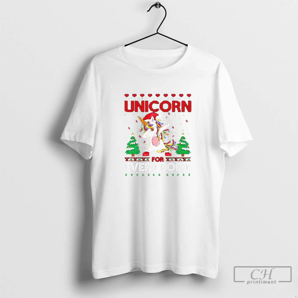Classic Unicorn For Everybody Christmas T Shirts