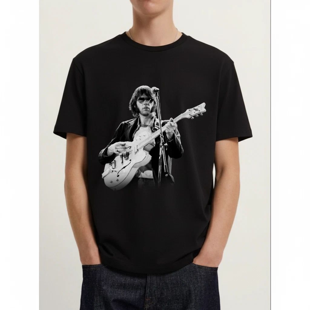 Neil Young Vintage Short Sleeve T-Shirt – S–5XL
