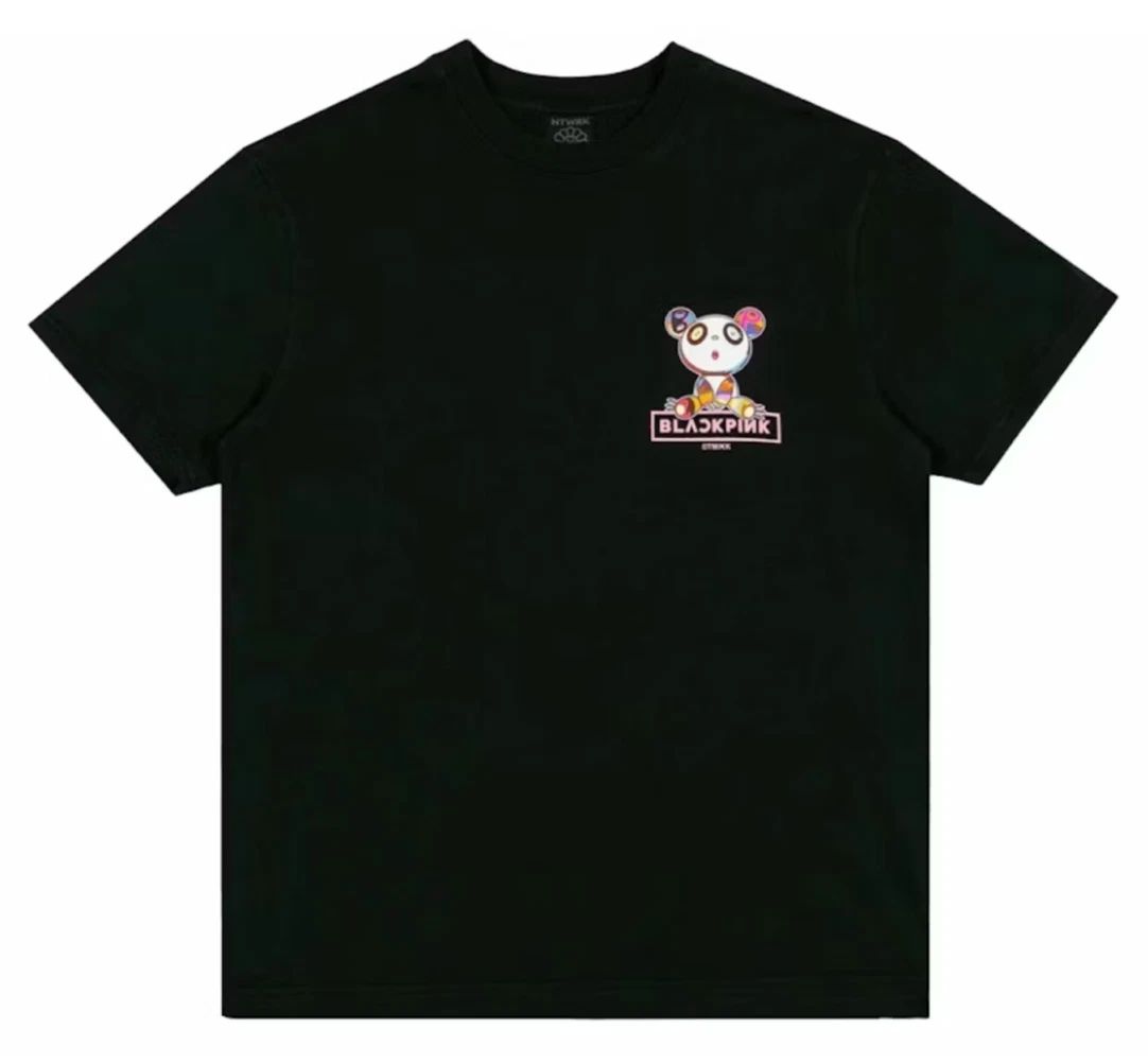 BLACKPINK x Takashi Murakami Signature Tee T-Shirt Black Unisex - 2XL