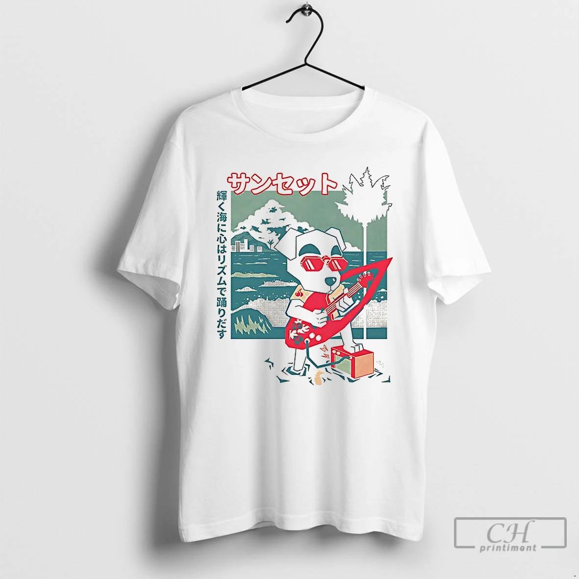 Premium Kk Slider Animal Crossing Sunset Strings Video Game T Shirts