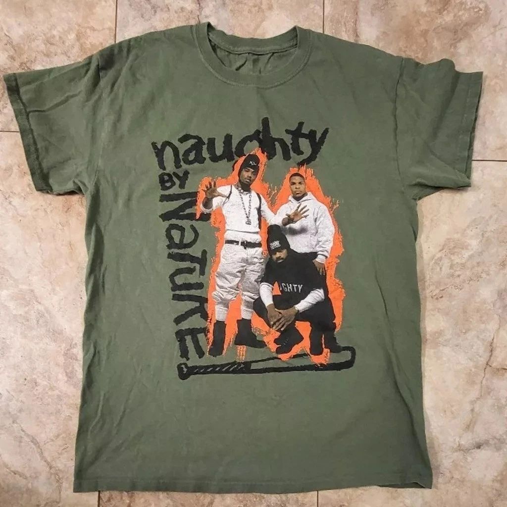 Naughty By Nature military green Gift For Fans Unisex S-5XL Shirt TU113