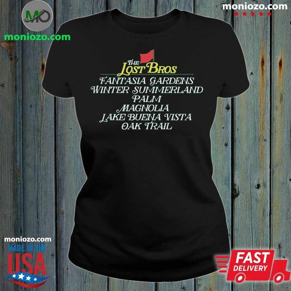 The Lost Bros Masters Golf Fantasia Gardens Winter Summerland Palm Magnolia Lake Buena Vista Oak Trail Shirt