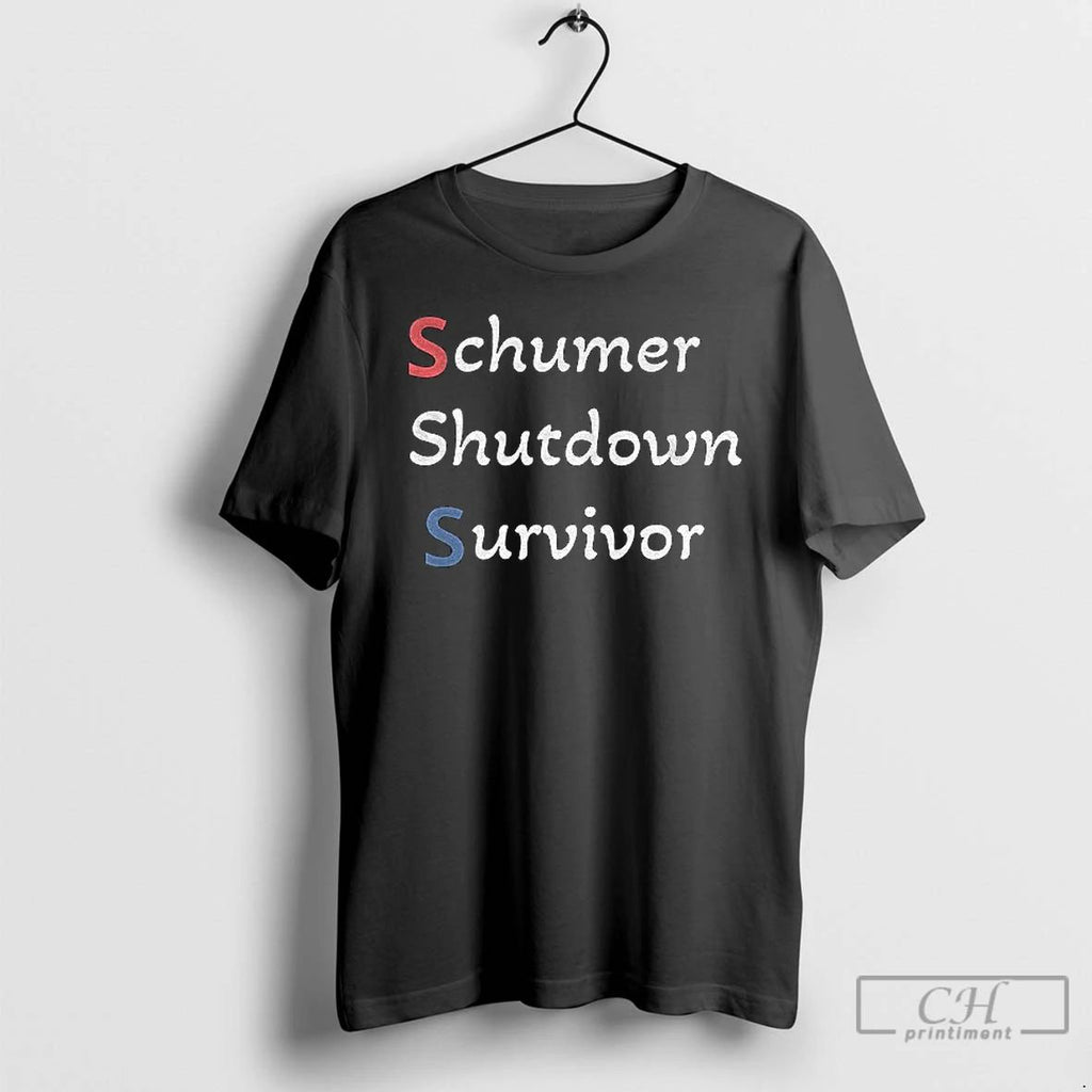 Premium Schumer Shutdown Survivor T Shirts
