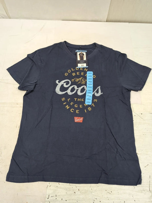 Men Beverage Comfortable Lightweight Tagless Short Sleeve Graphic Tee Sz Lg AM13