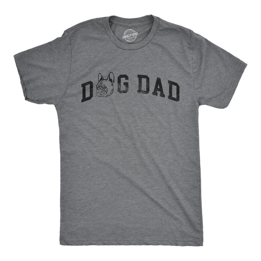 Mens Dog Dad French Bulldog T Shirt Funny Cute Puppy Pet Frenchies Lovers Tee
