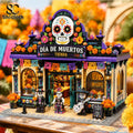 D? de los Muertos Calavera Shop Building Brick Set