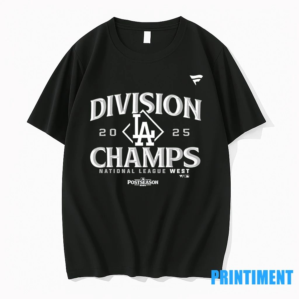 2025 Nl West Division Champions Los Angeles Dodgers Baseball Tshirts Sweater