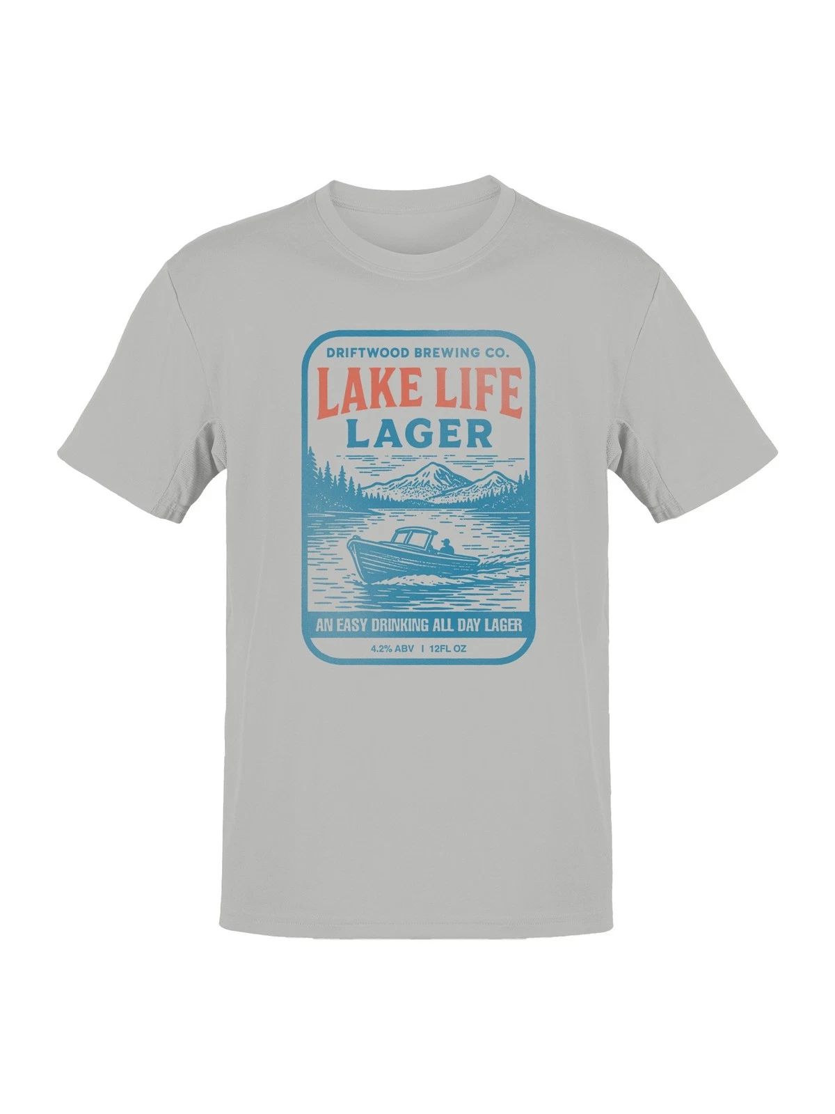 Lake Life Lager - Easy Drinking Beer Men's T-shirt
