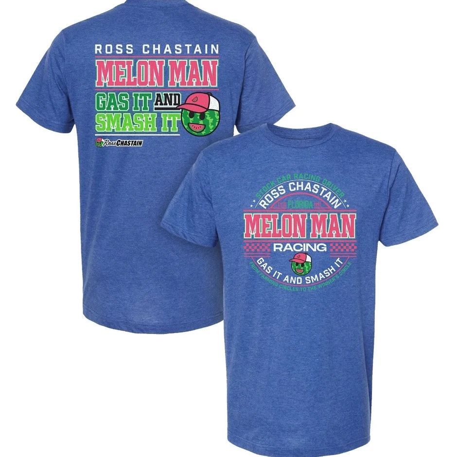 Ross Chastain #1 Nascar Melon Man Smash It And Mash It! Tee Shirt