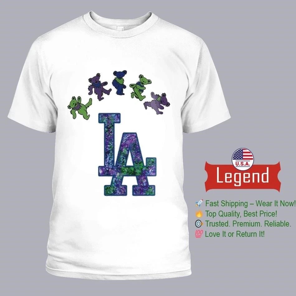 Dodgers Grate*ful Dead Night 2025 Shirt Size S-5XL Unisex