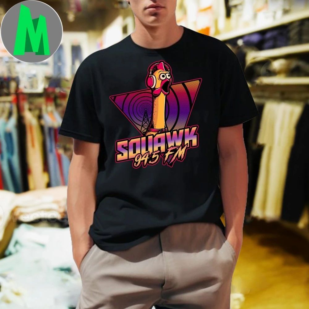 Original Chicken Vaporwave Radio SQUAWK 94.5 FM Shirt