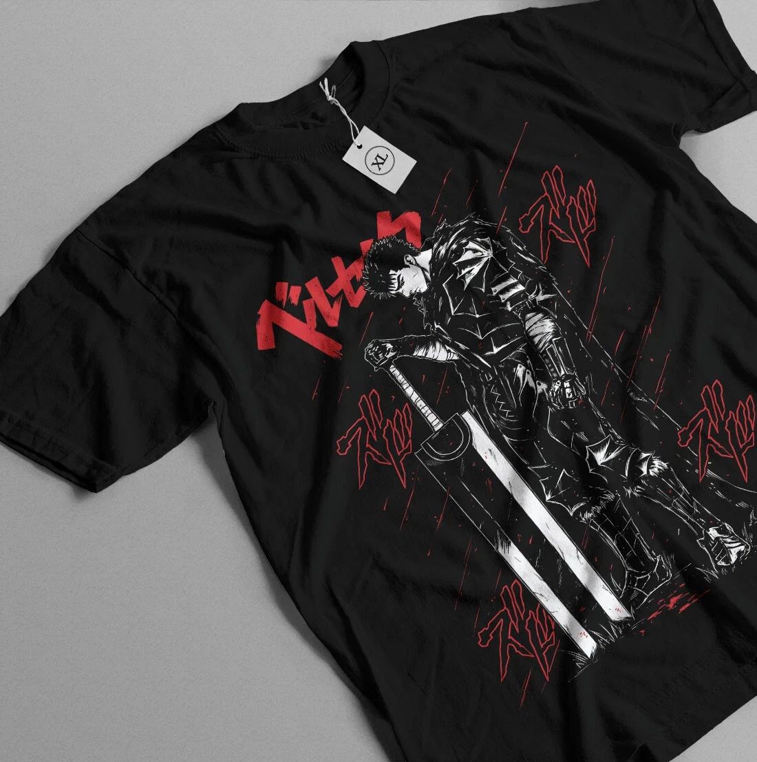 Anime Guts Berserker Armour Black T-Shirt
