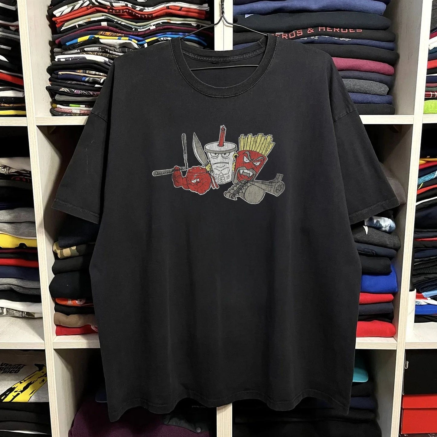 Aqua Teen Hunger Force Rare T-Shirt Black XL