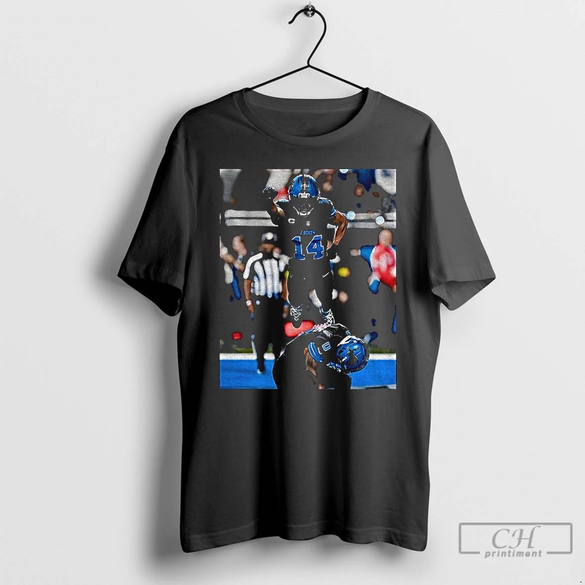 Classic Amon Ra St Brown And Jahmyr Gibbs Superhero The Lions Flight Captures An Iconic