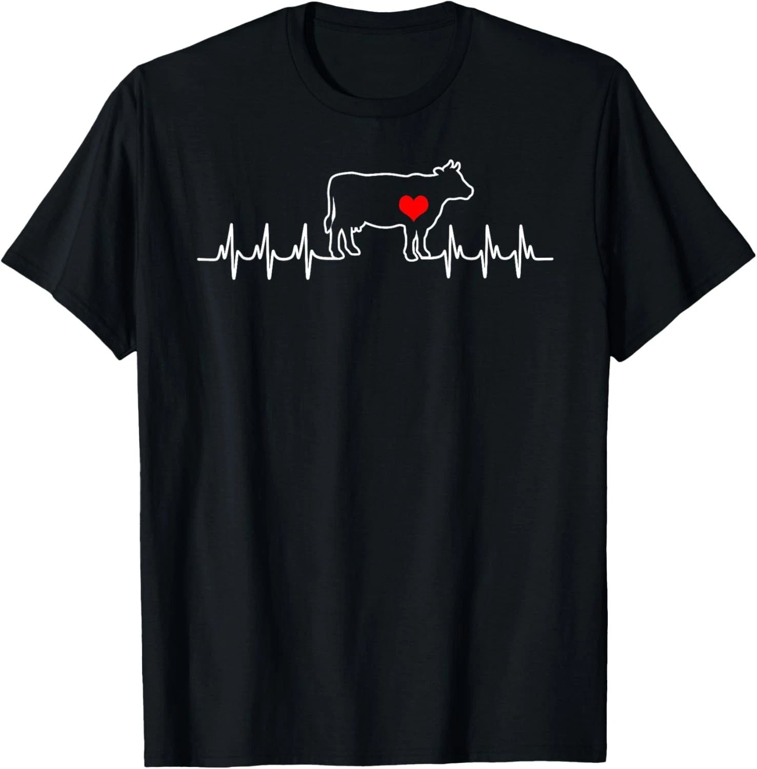 I Love My Cow Valve EKG Heartbeat Heart Patient T-Shirt
