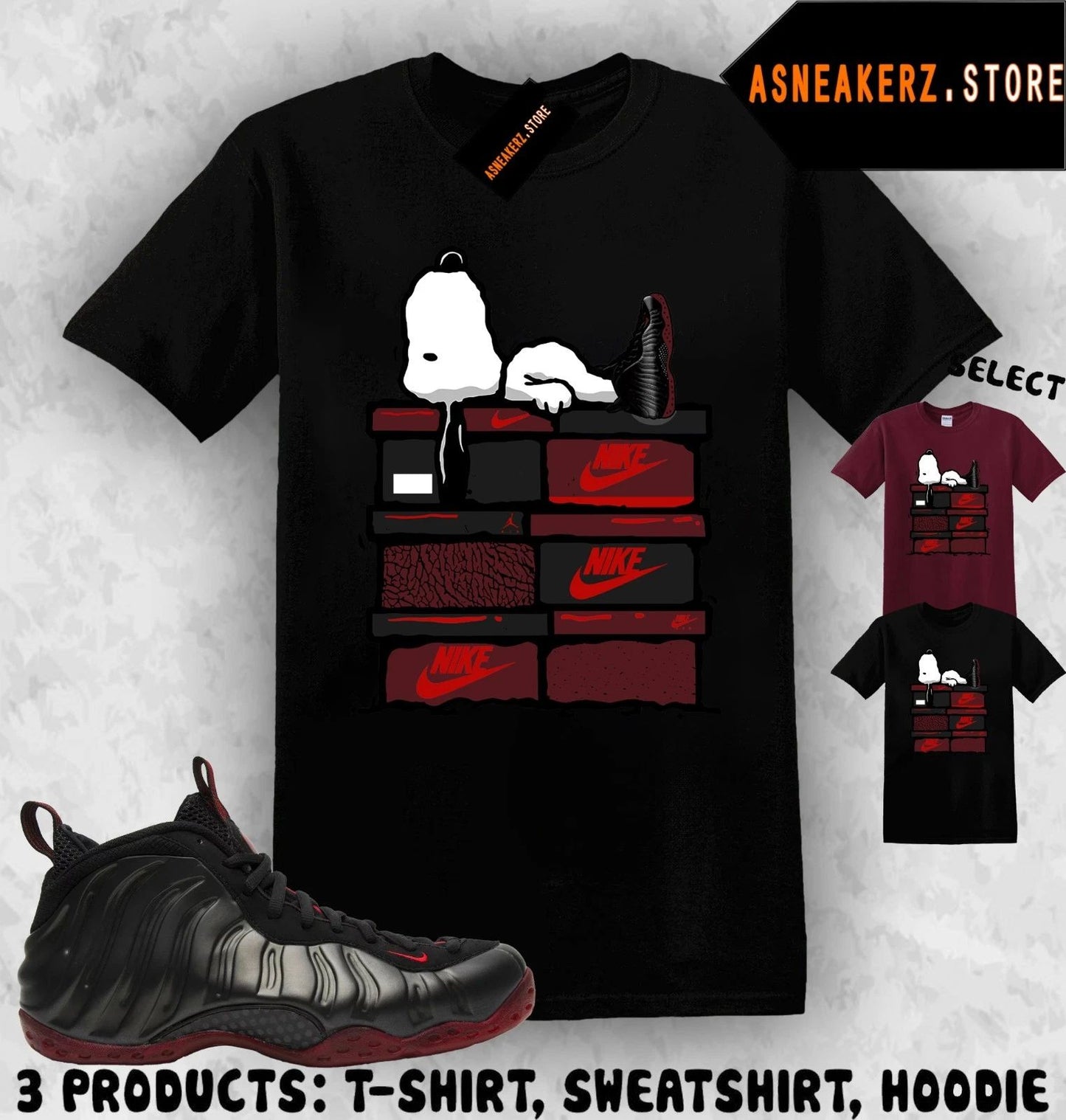 Shirt To Match Foamposite One Cough Drop 2025 Sneaker Matching Sneakerhead S Dog