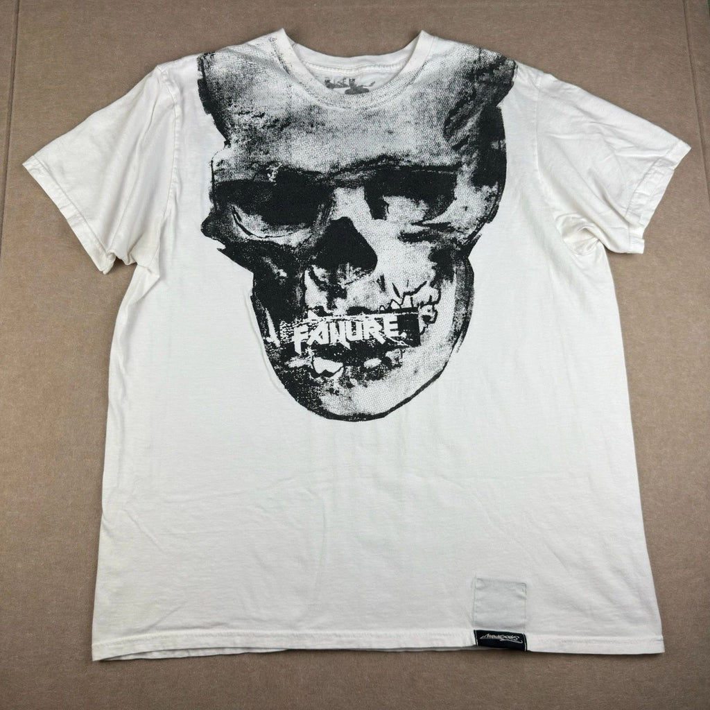 Madvillains T-Shirt Men’s L White Skull Graphic Streetwear Madgoods Rep Shad