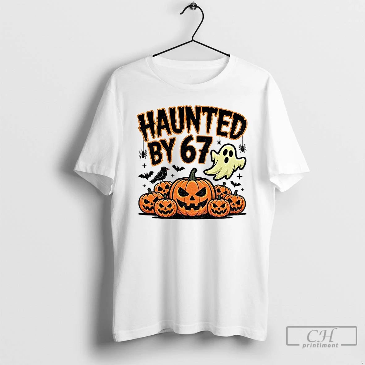 Classic Haunted By 67 Halloween Cute Spooky Meme T Shirts