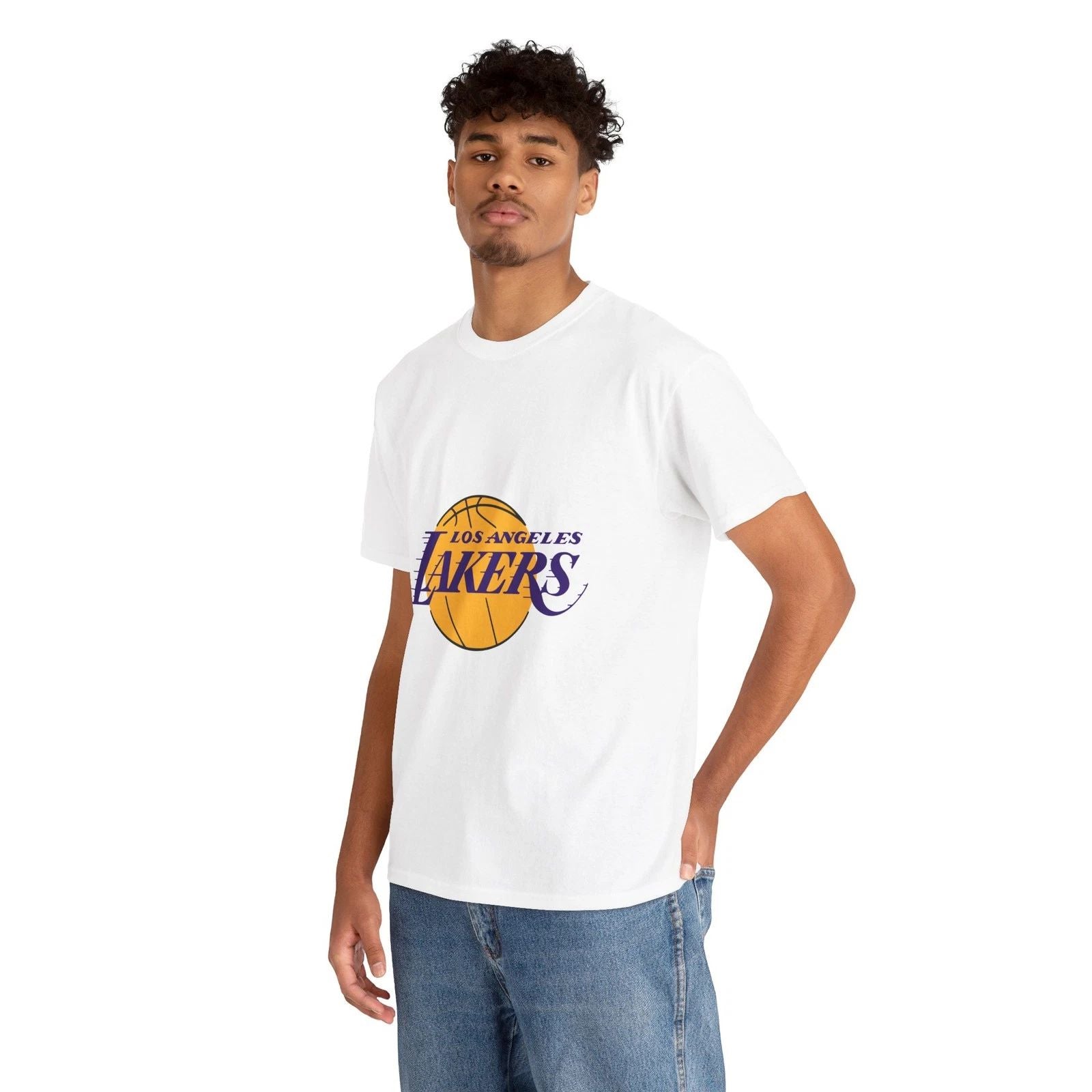 Lakers Los Angeles Lakers Unisex Heavy Cotton Tee Rare