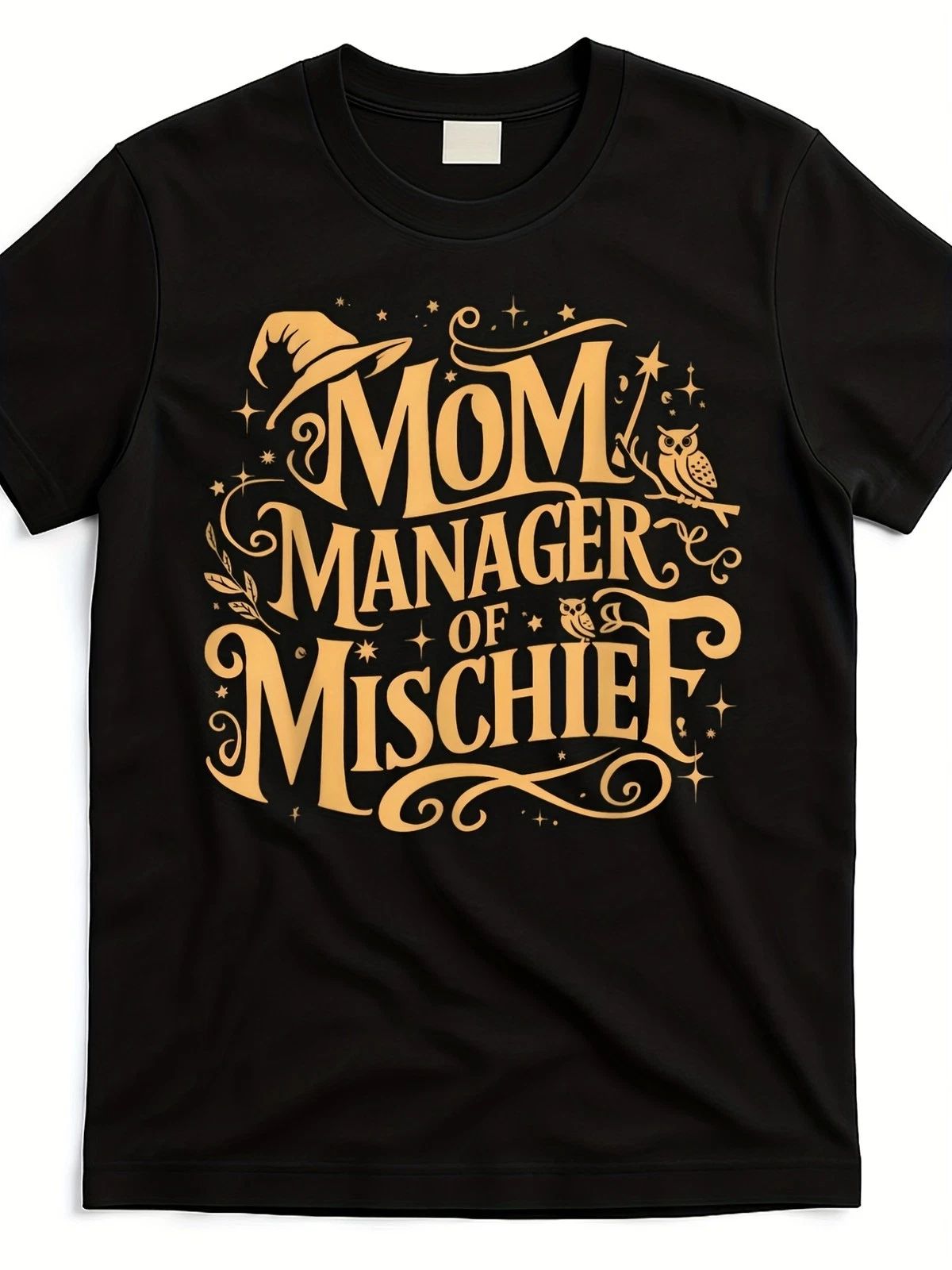 Magical Mom Manager of Mischief T-Shirt - 2025 Mother's Day Gift, Unisex 220gs